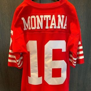 Mitchell & Ness 49ers Joe Mantana Replica Jersey